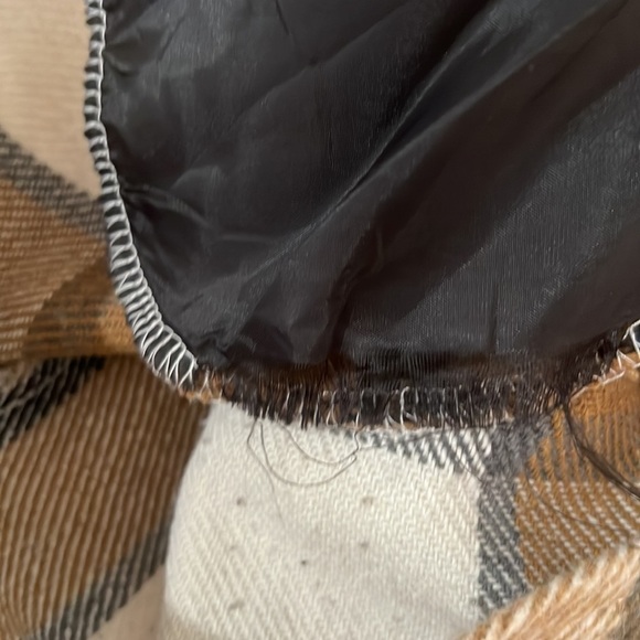 Size L Streetwear Grunge Gorpcore  Plaid Button Front Shirt Shacket Size L - Picture 6 of 6